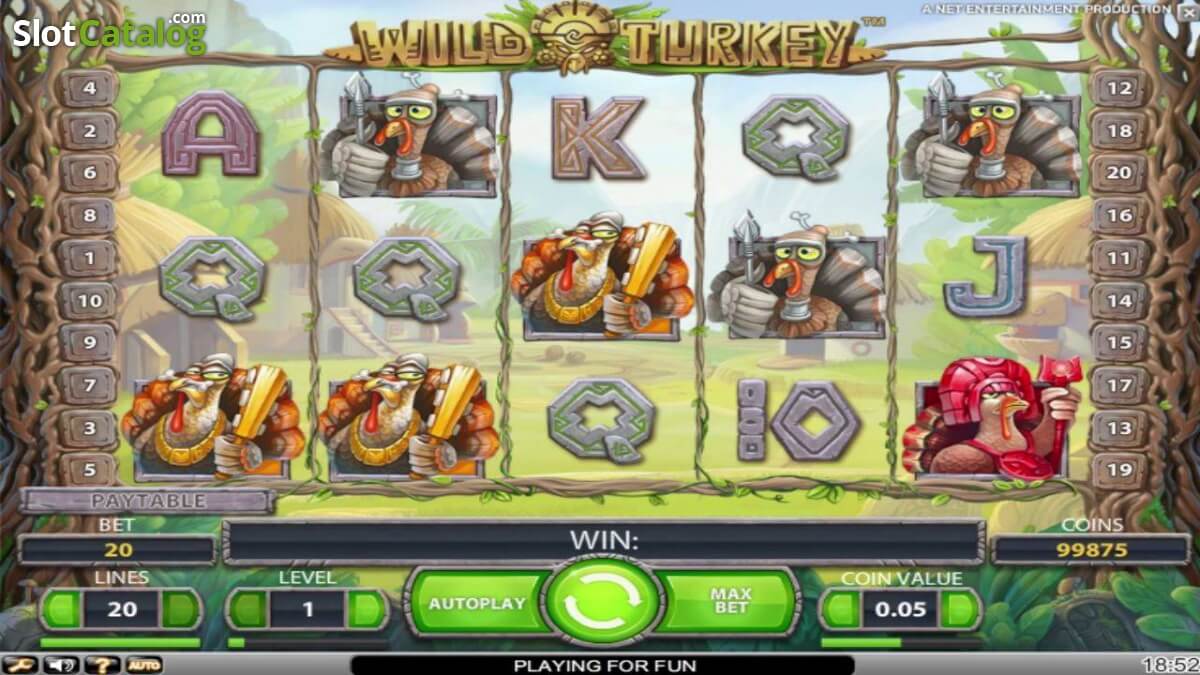 Wild turkey slot