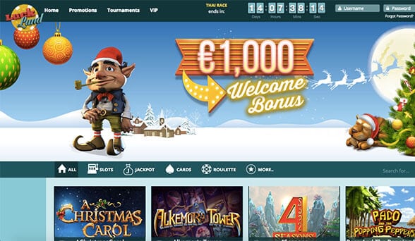 Luckland Casino Screenshot