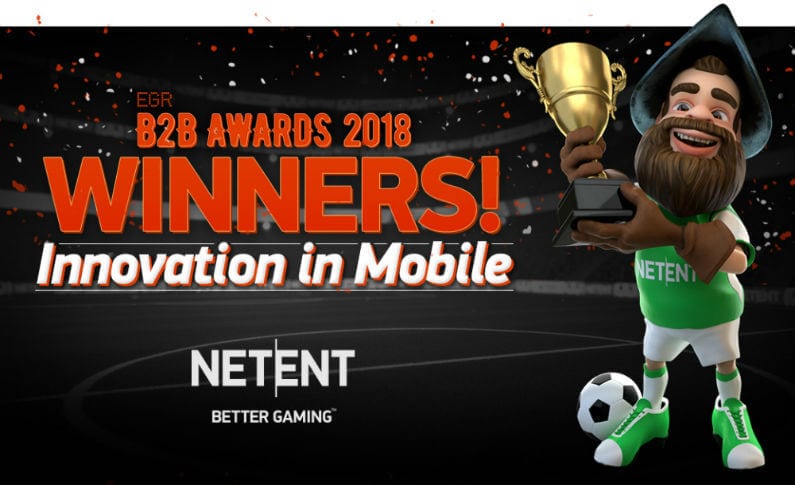 NetEnt Wins Best Innovators in Mobile at EGR B2B Awards 2018